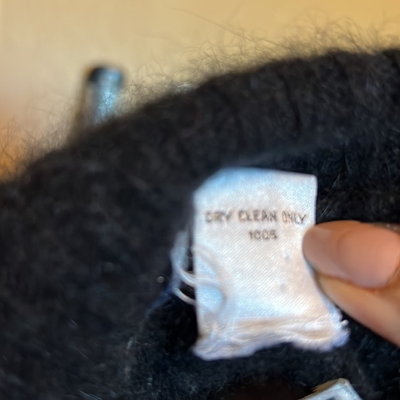 Rafaella Women’s turtleneck long sweater angora rabbit hair wool and nylon Small - Picture 9 of 17